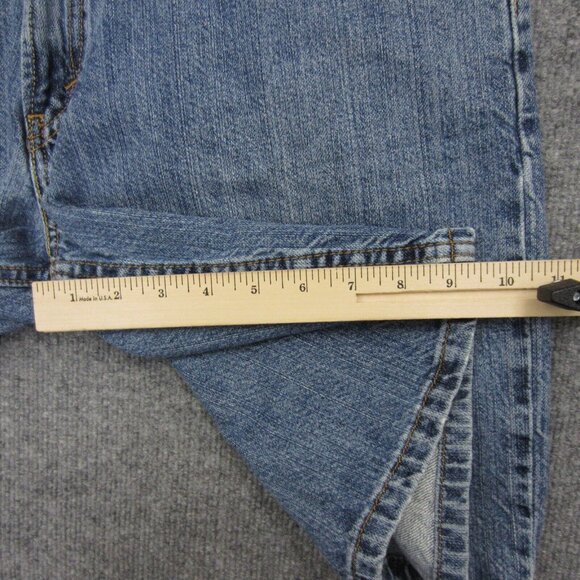 Vintage Levi's 550 Jean Shorts Mens 36 Relaxed Fit Blue Denim Jorts Y2K 90s - Picture 9 of 10